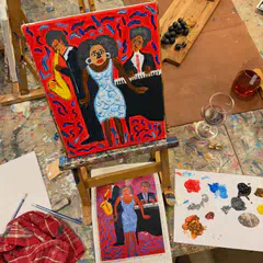 Painting Workshop with Drinks and Bites in Amsterdam Centre