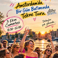 Amsterdam'da Tekne Turu