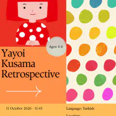 BSAK Jr Sunar: Yayoi Kusama sergisi çocuk turu (4-6 yas)