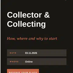 HNTC 1st Online Seminar: Collector & Collecting 