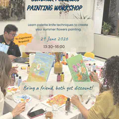 Summer Flowers Painting Workshop - English