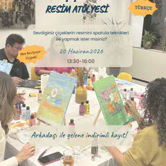 Yaz Çiçekleri Resim Atölyesi - Türkçe